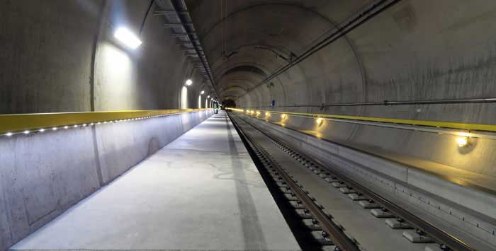 Longest rail tunnel is a reality